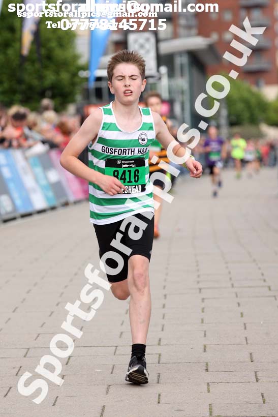 Simplyhealth Junior, 5k and Mini Great North Run. Photo: David T. Hewitson/Sports for All Pics